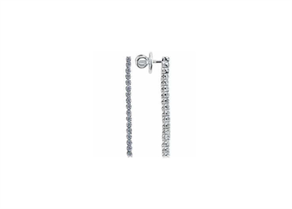 Rhodium Plated | Chandelier Earrings